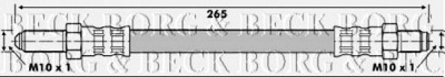 BORG & BECK bbh6163 -  Тормозной шланг